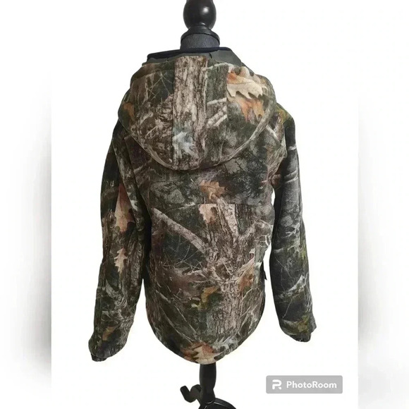 She outdoor fleece camouflage coat - Picture 2 of 5